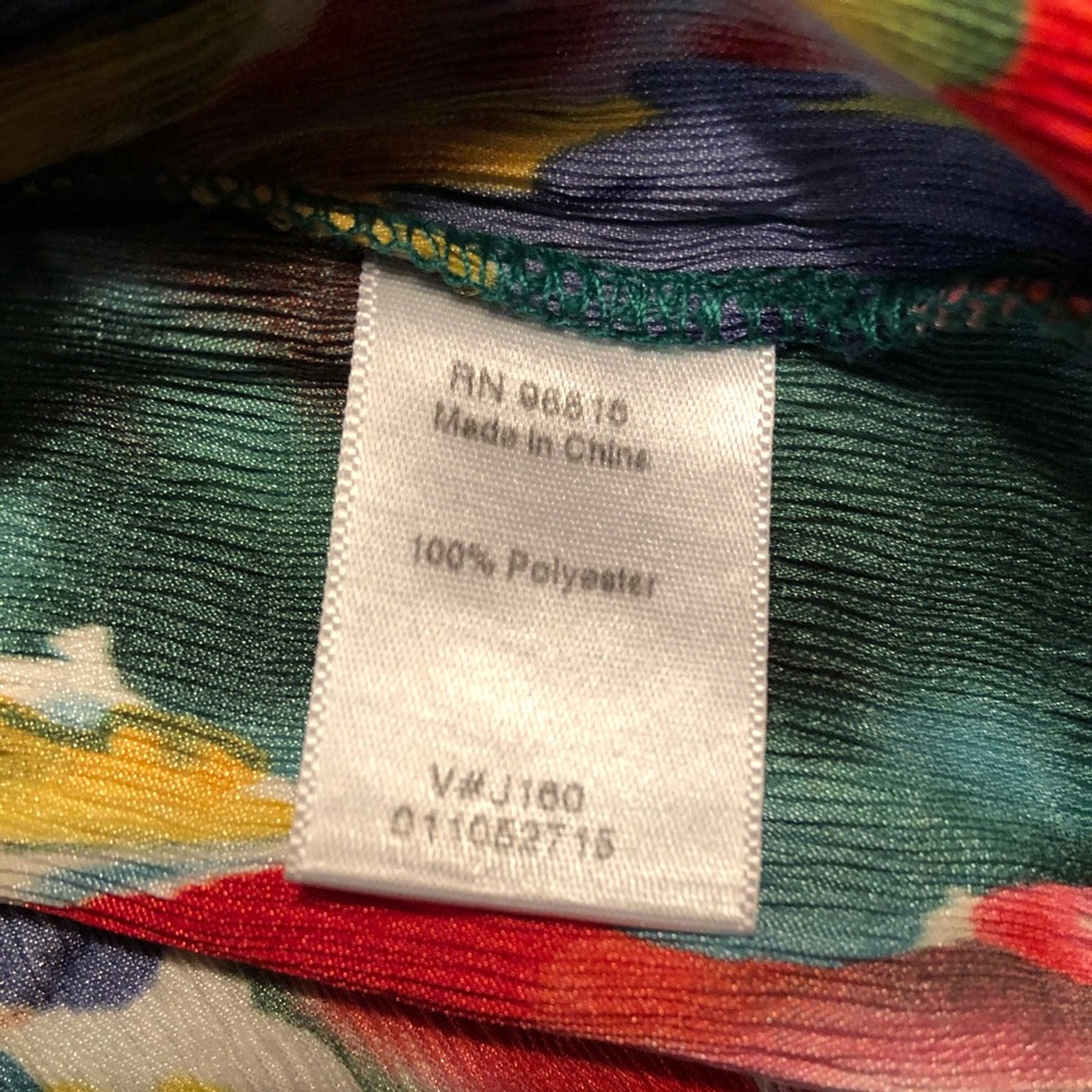 Coldwater creek women’s floral  shirt button down - Picture 5 of 6